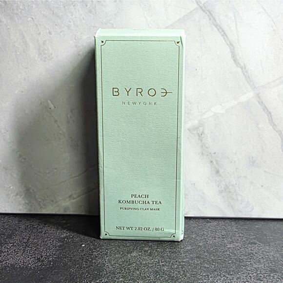 Byroe New Peach Kombucha Tea purifying clay mask full size 80 g - Picture 3 of 9